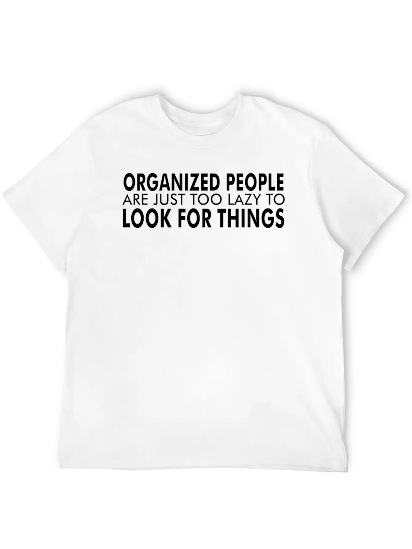 Organized People Timeless Short Sleeve Tee – Comfy And Minimalist Design