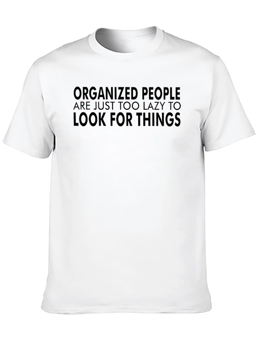 Organized People Timeless Short Sleeve Tee – Comfy And Minimalist Design