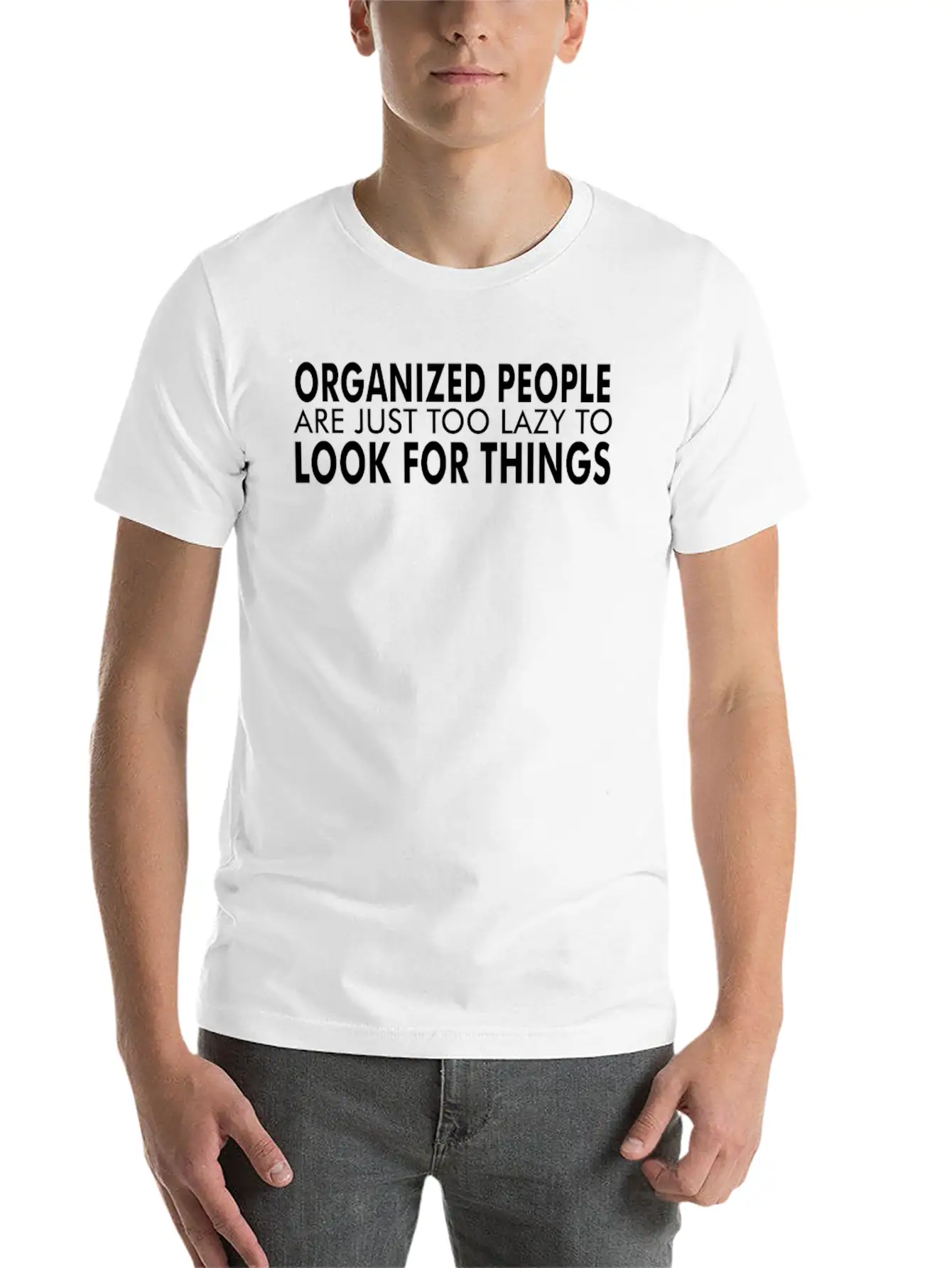 Organized People Timeless Short Sleeve Tee – Comfy And Minimalist Design