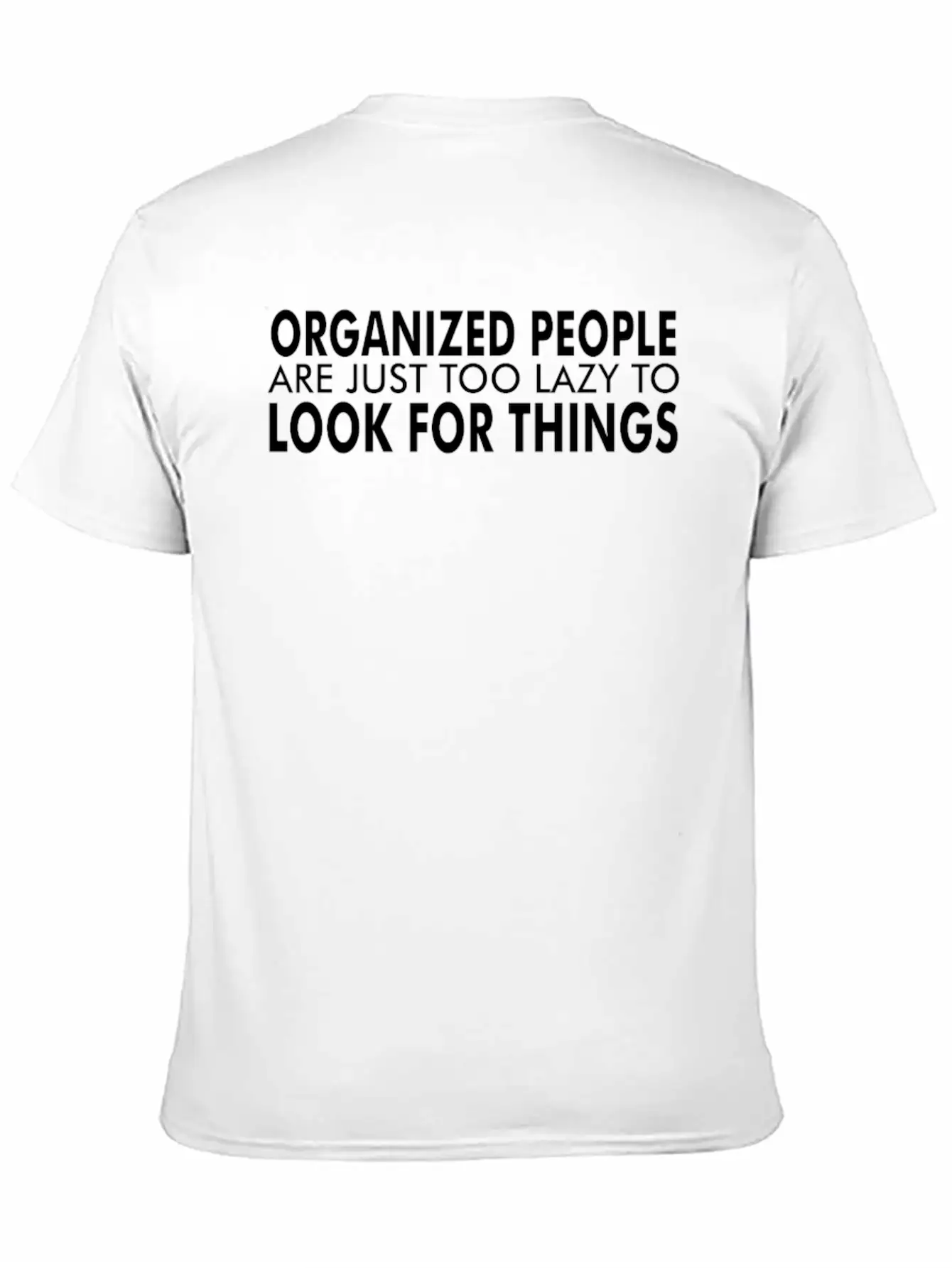 Organized People Timeless Short Sleeve Tee – Comfy And Minimalist Design