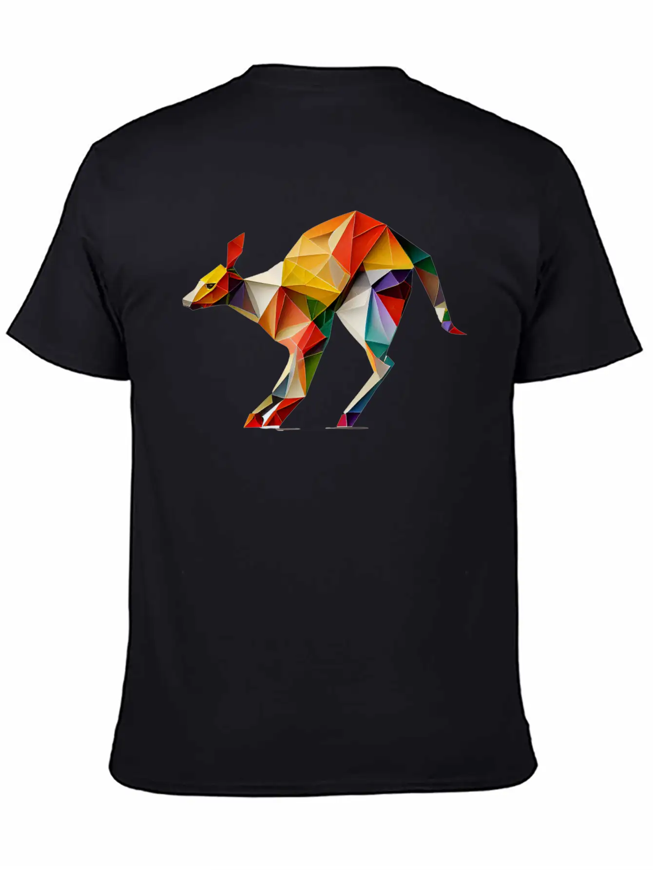 Origami Kangaroo: A Folding Masterpiece Basic Graphic T-Shirt – Daily Comfort In Soft Cotton