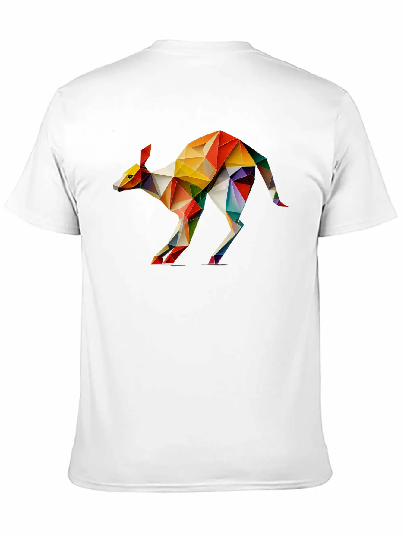 Origami Kangaroo: A Folding Masterpiece Basic Graphic T-Shirt – Daily Comfort In Soft Cotton