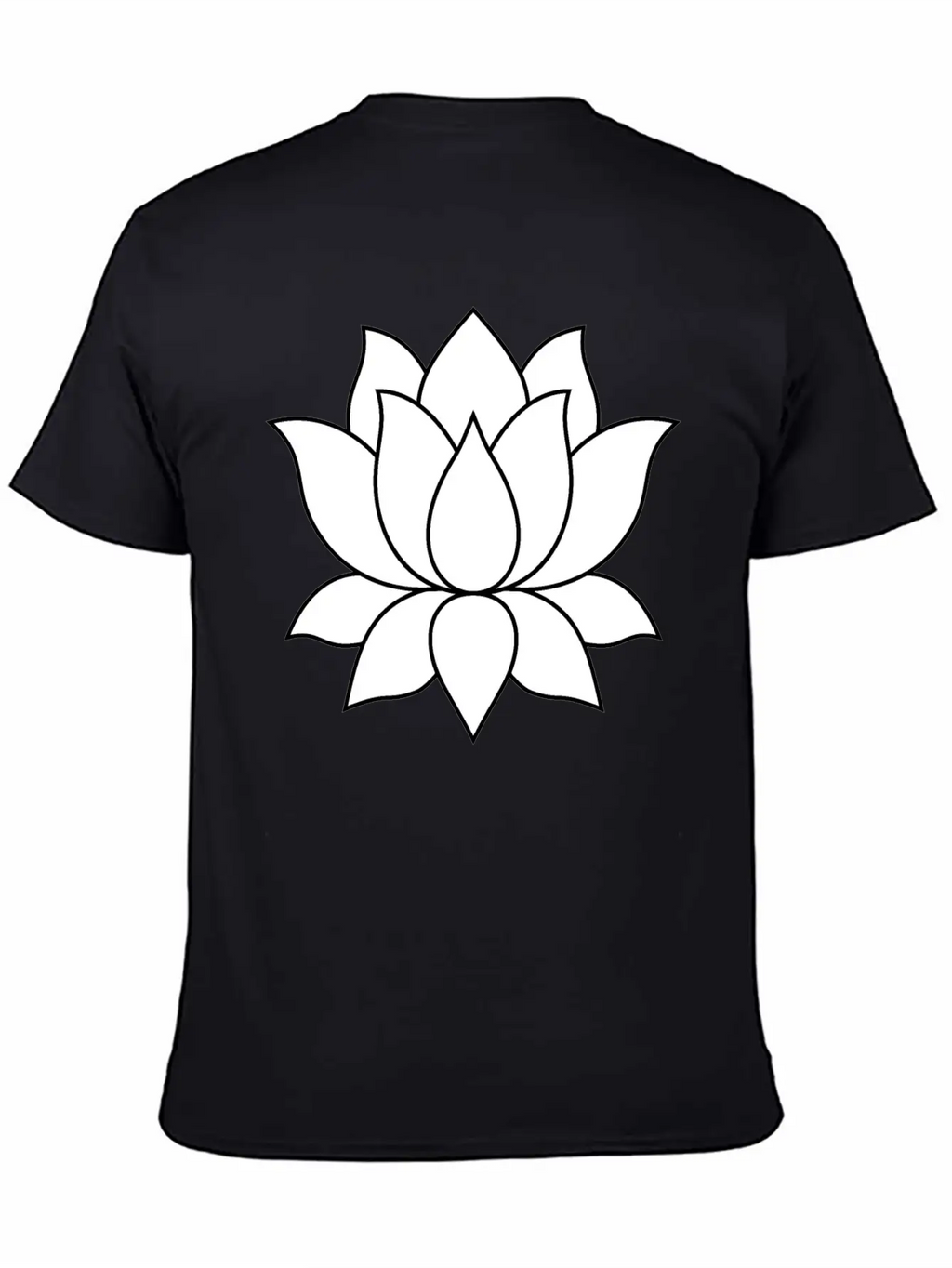 Original Lotus Flower Symbol Stylish Everyday T-Shirt – Unisex Basic Cotton Tee
