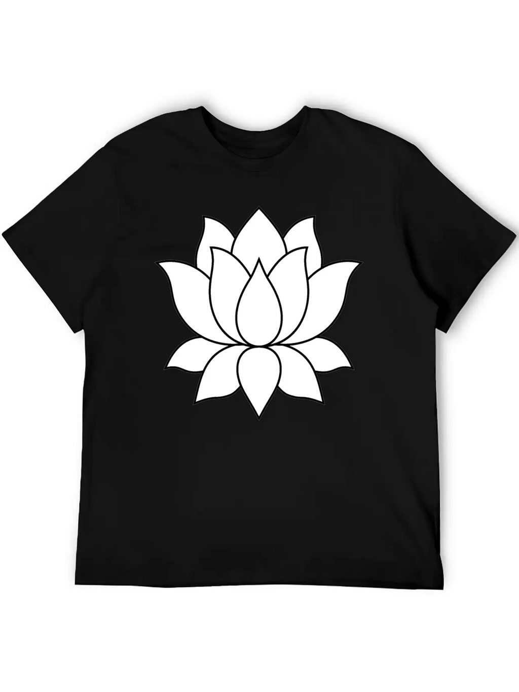 Original Lotus Flower Symbol Stylish Everyday T-Shirt – Unisex Basic Cotton Tee