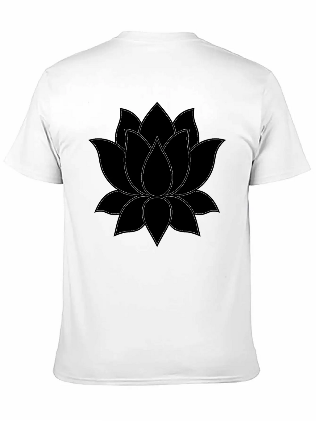 Original Lotus Flower Symbol Stylish Everyday T-Shirt – Unisex Basic Cotton Tee