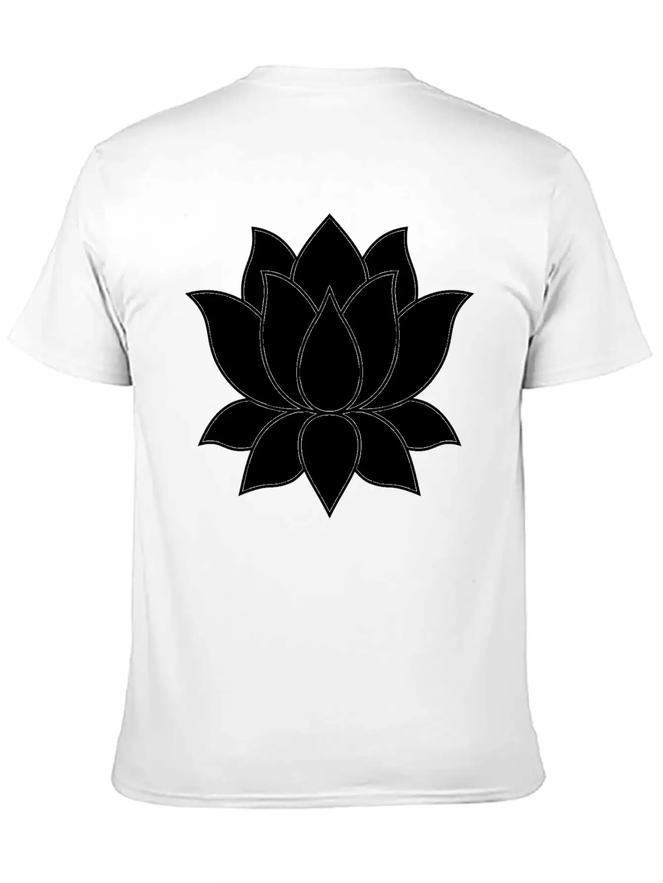Original Lotus Flower Symbol Stylish Everyday T-Shirt – Unisex Basic Cotton Tee