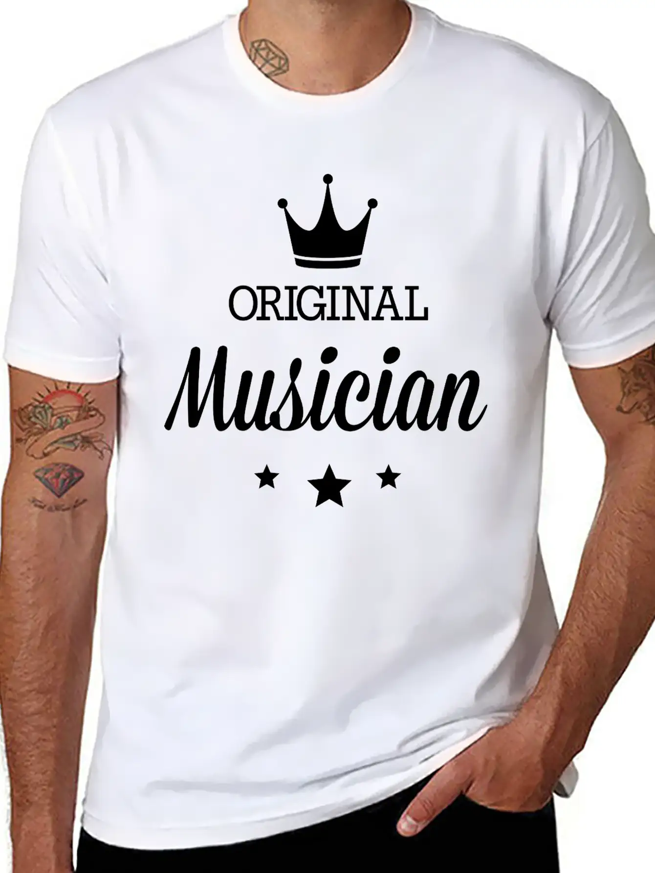 Original Musician Classic Cotton Tee – Unisex Comfort For Any Season
