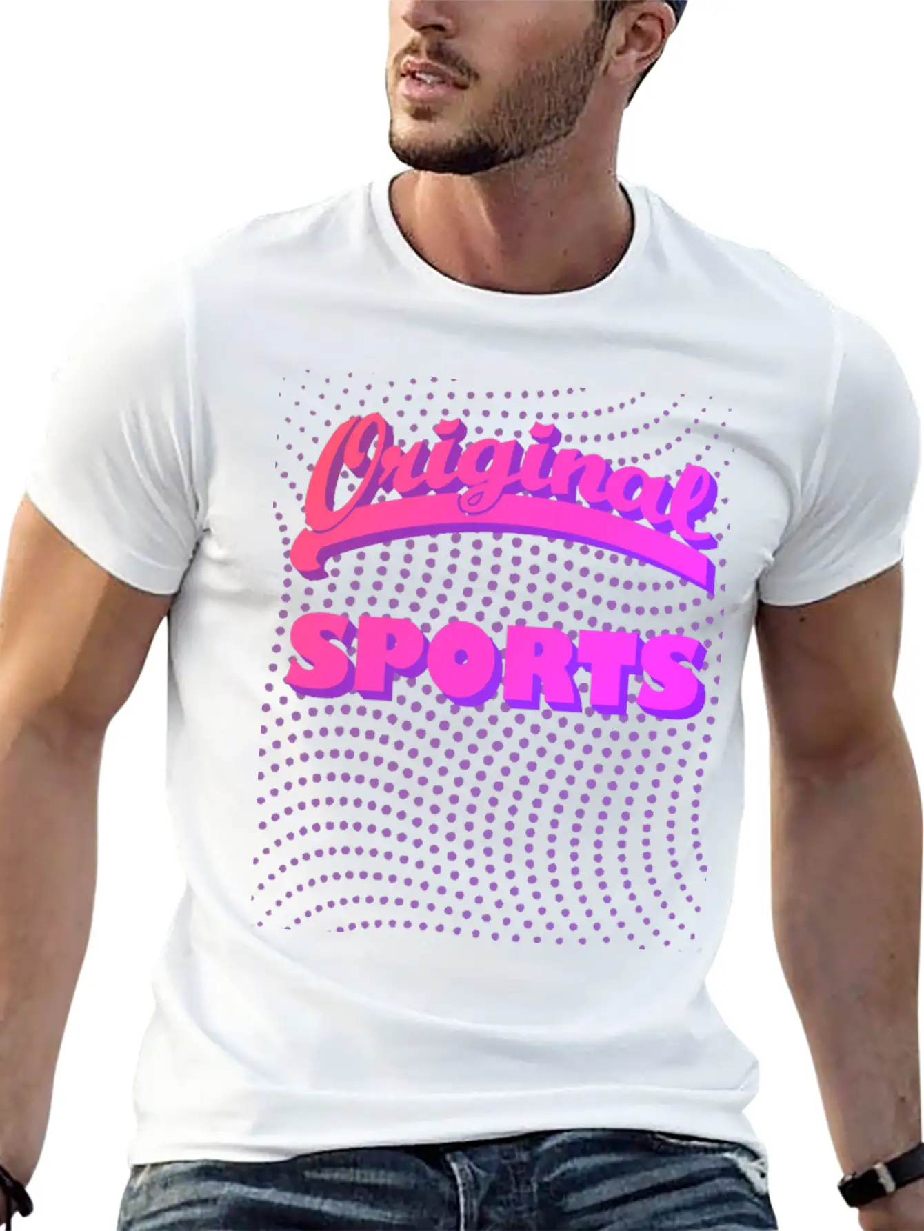 Original Sports Breathable Soft Cotton T-Shirt – Timeless Casual Look