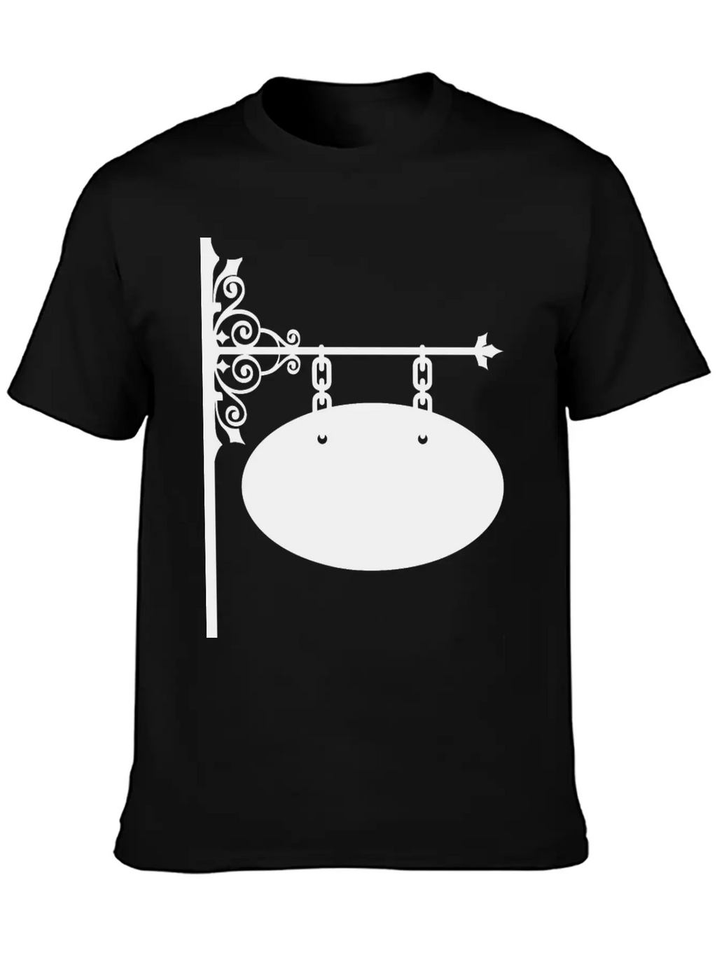 Ornate Decorative Wrought Iron Sign Classic Cotton Tee – Unisex Comfort For Any Season