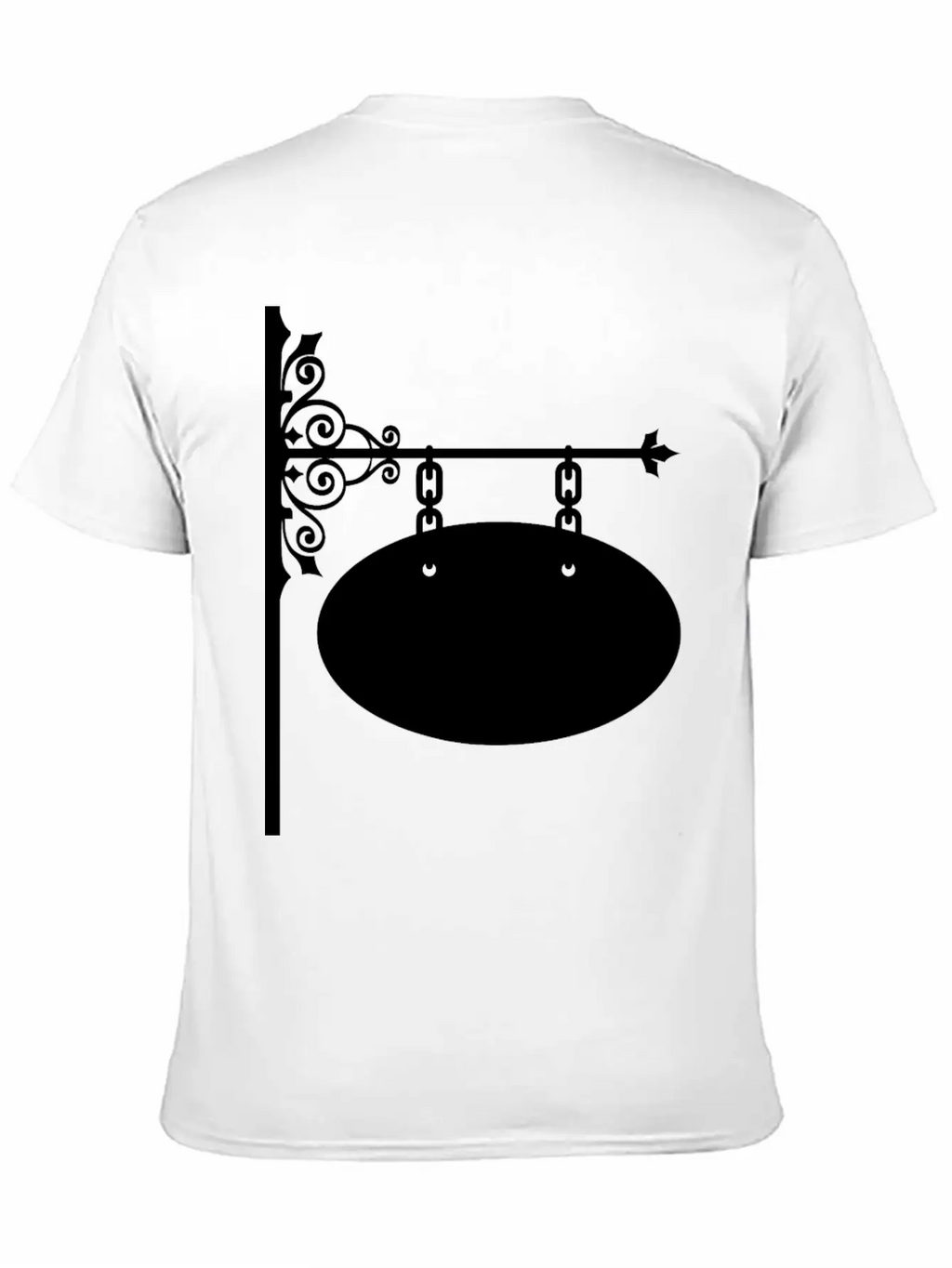 Ornate Decorative Wrought Iron Sign Classic Cotton Tee – Unisex Comfort For Any Season