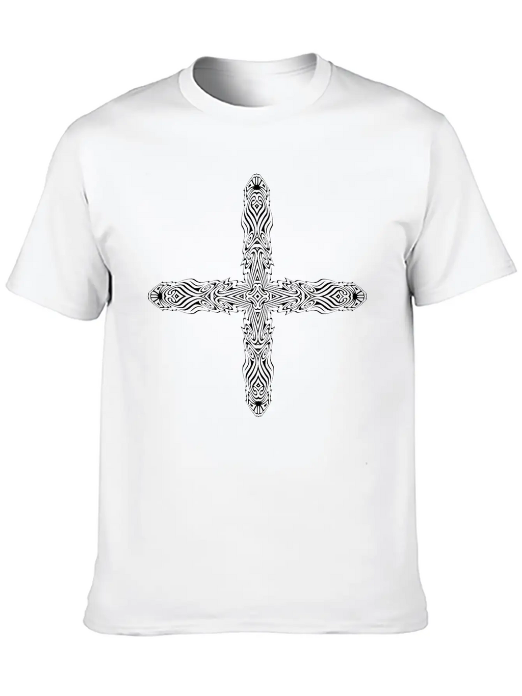 Ornate Flourish Design 12 Unisex Casual T-Shirt – Clean Design For Daily Comfort