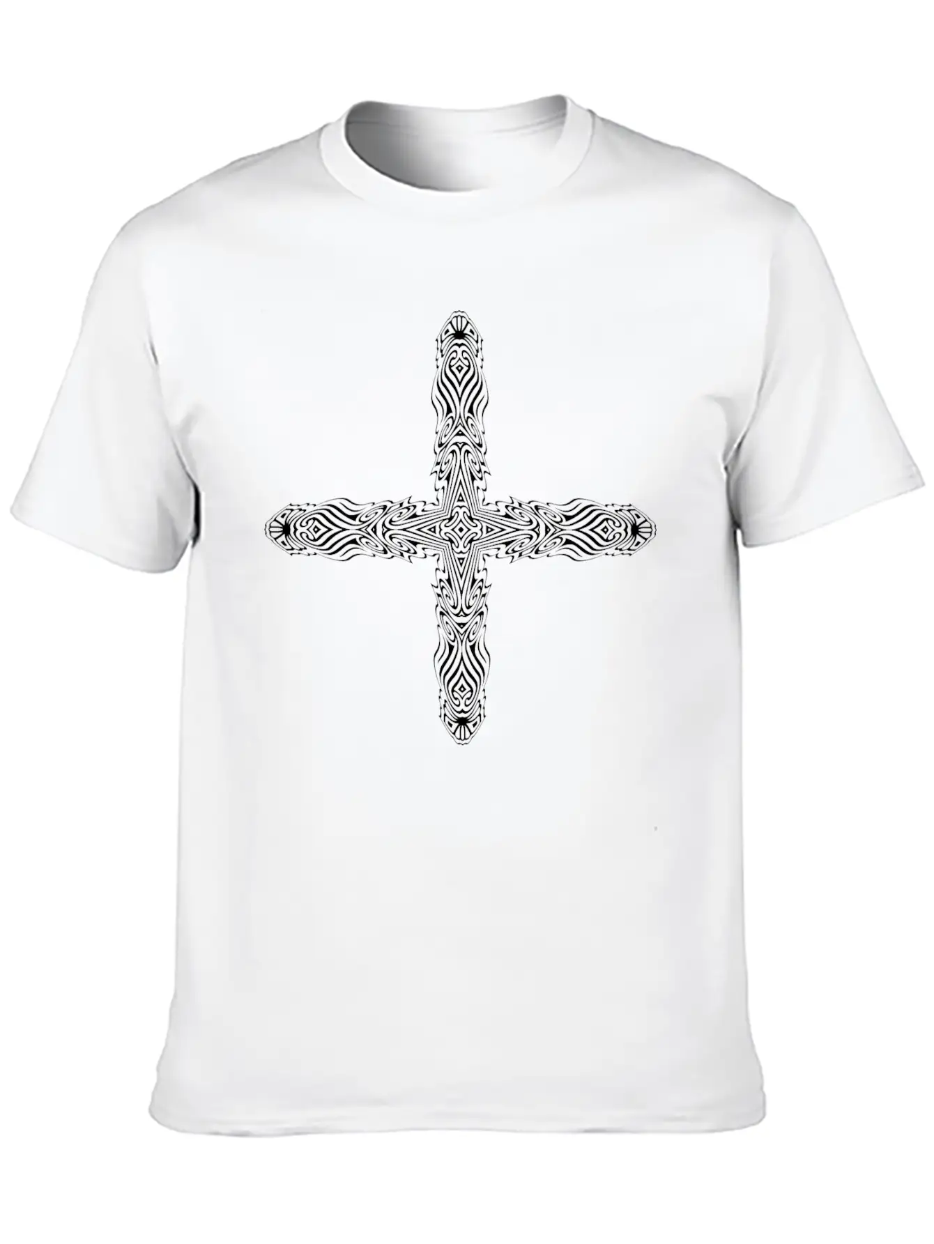 Ornate Flourish Design 12 Unisex Casual T-Shirt – Clean Design For Daily Comfort