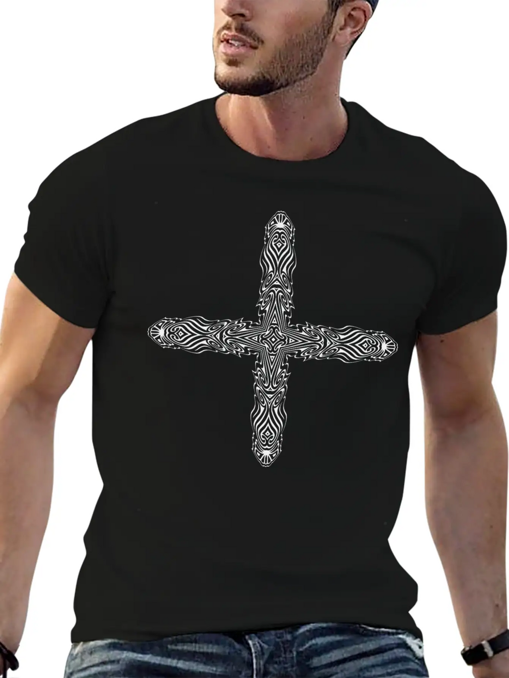 Ornate Flourish Design 12 Unisex Casual T-Shirt – Clean Design For Daily Comfort