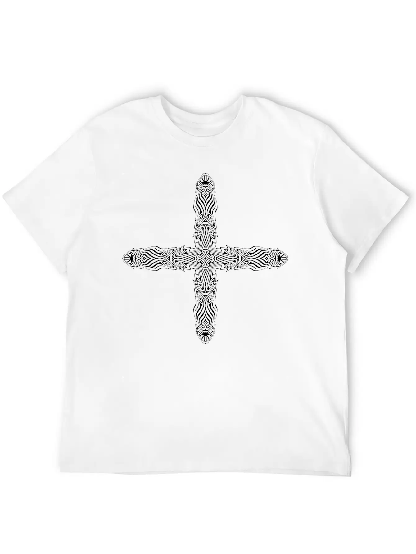 Ornate Flourish Design 12 Unisex Casual T-Shirt – Clean Design For Daily Comfort