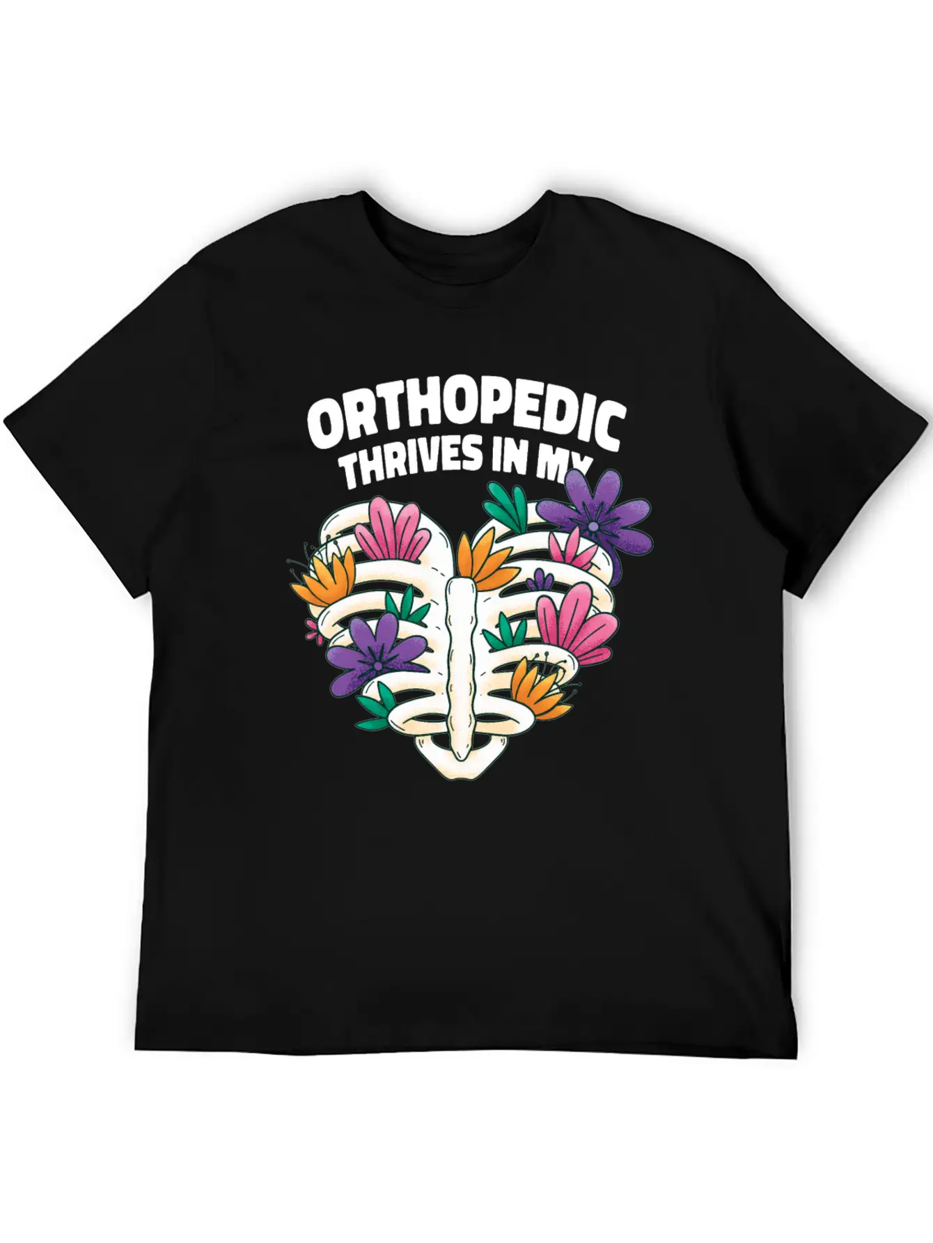 Orthopedist Heart Floral Art Classic Cotton Tee – Unisex Comfort For Any Season