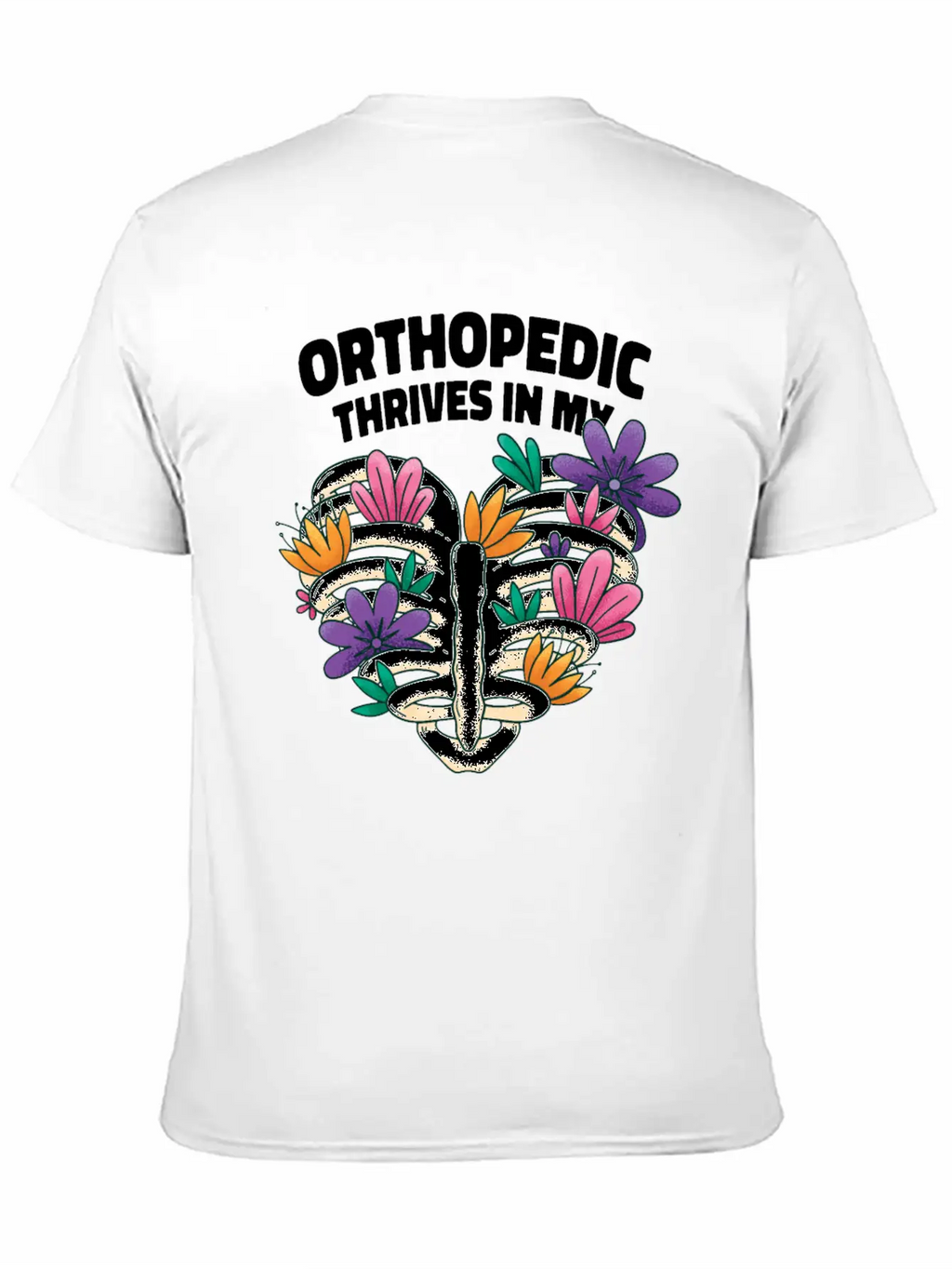 Orthopedist Heart Floral Art Classic Cotton Tee – Unisex Comfort For Any Season