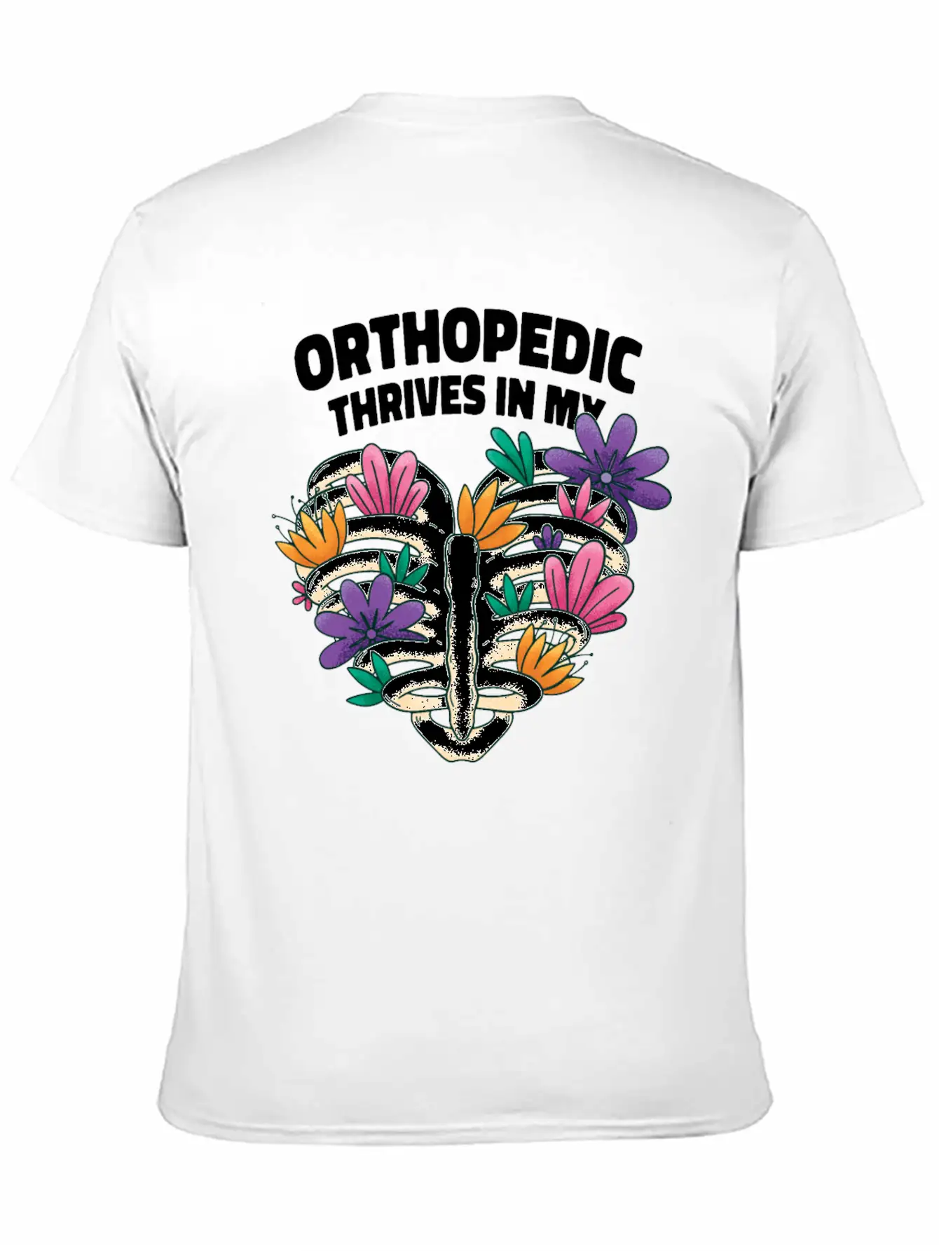 Orthopedist Heart Floral Art Classic Cotton Tee – Unisex Comfort For Any Season