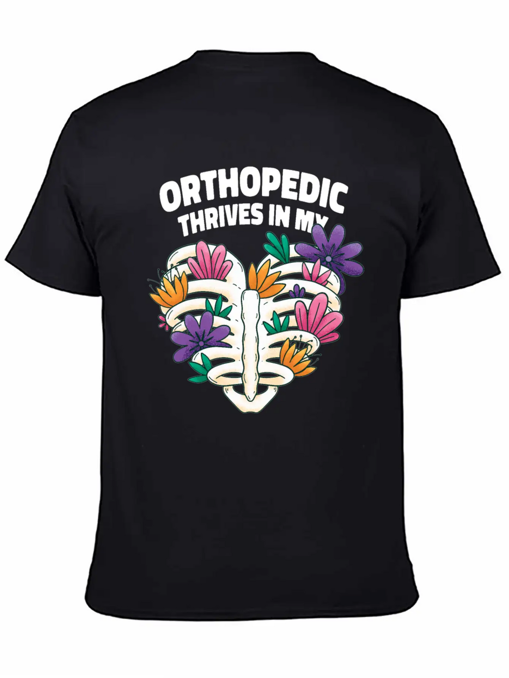 Orthopedist Heart Floral Art Classic Cotton Tee – Unisex Comfort For Any Season