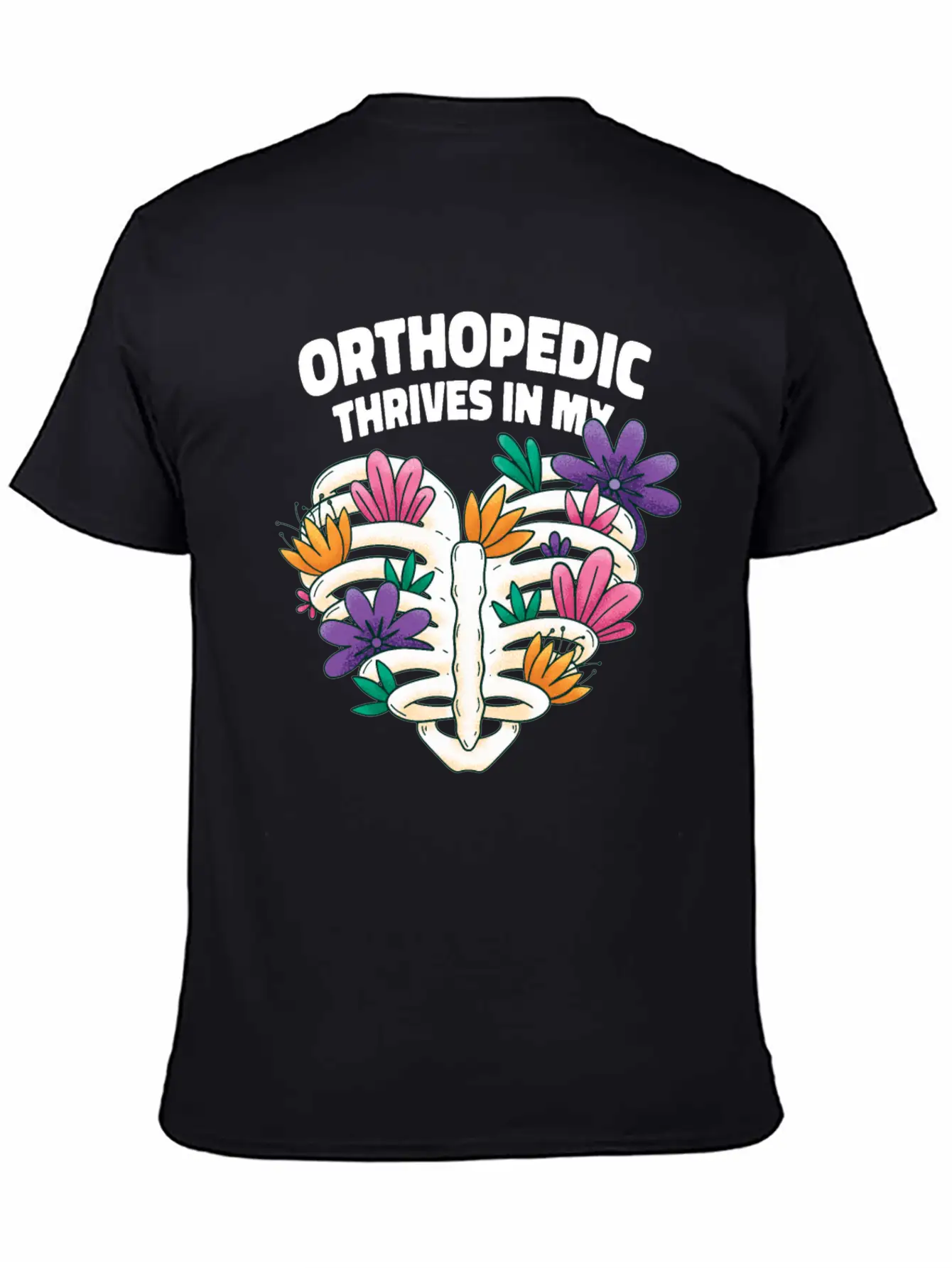 Orthopedist Heart Floral Art Classic Cotton Tee – Unisex Comfort For Any Season