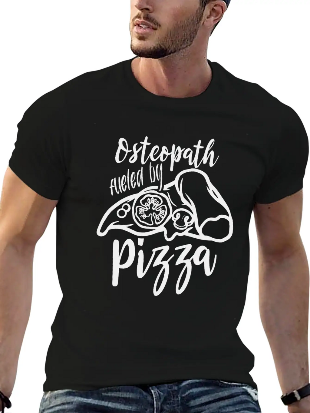 Osteopath Fueled By Pizza Osteopaths Osteopathy Classic Cotton Tee – Unisex Comfort For Any Season