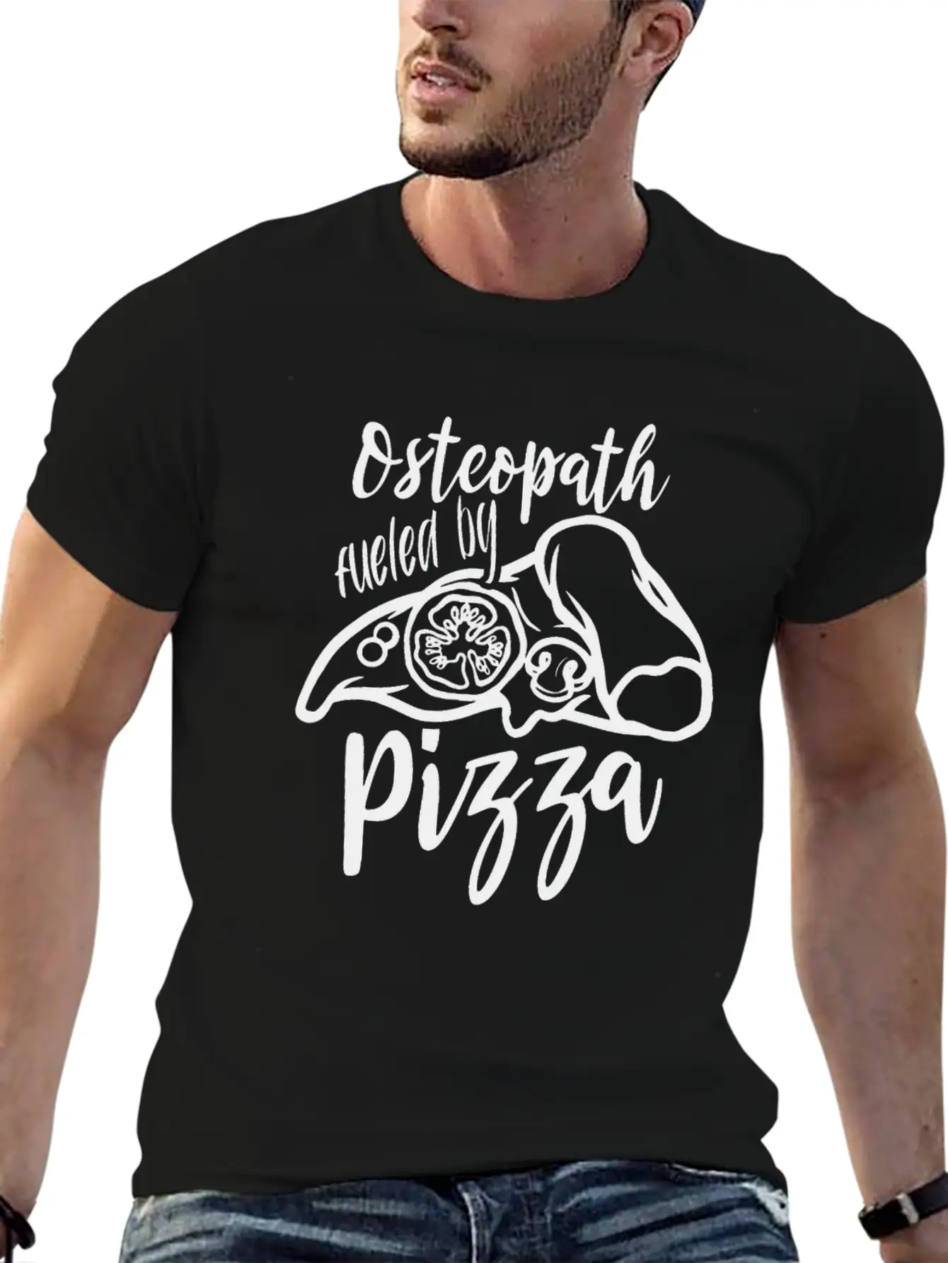 Osteopath Fueled By Pizza Osteopaths Osteopathy Classic Cotton Tee – Unisex Comfort For Any Season