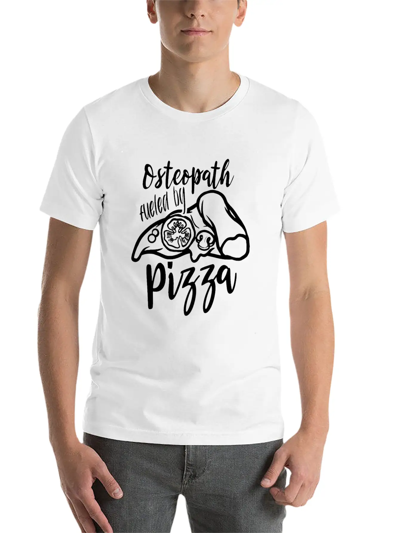 Osteopath Fueled By Pizza Osteopaths Osteopathy Classic Cotton Tee – Unisex Comfort For Any Season