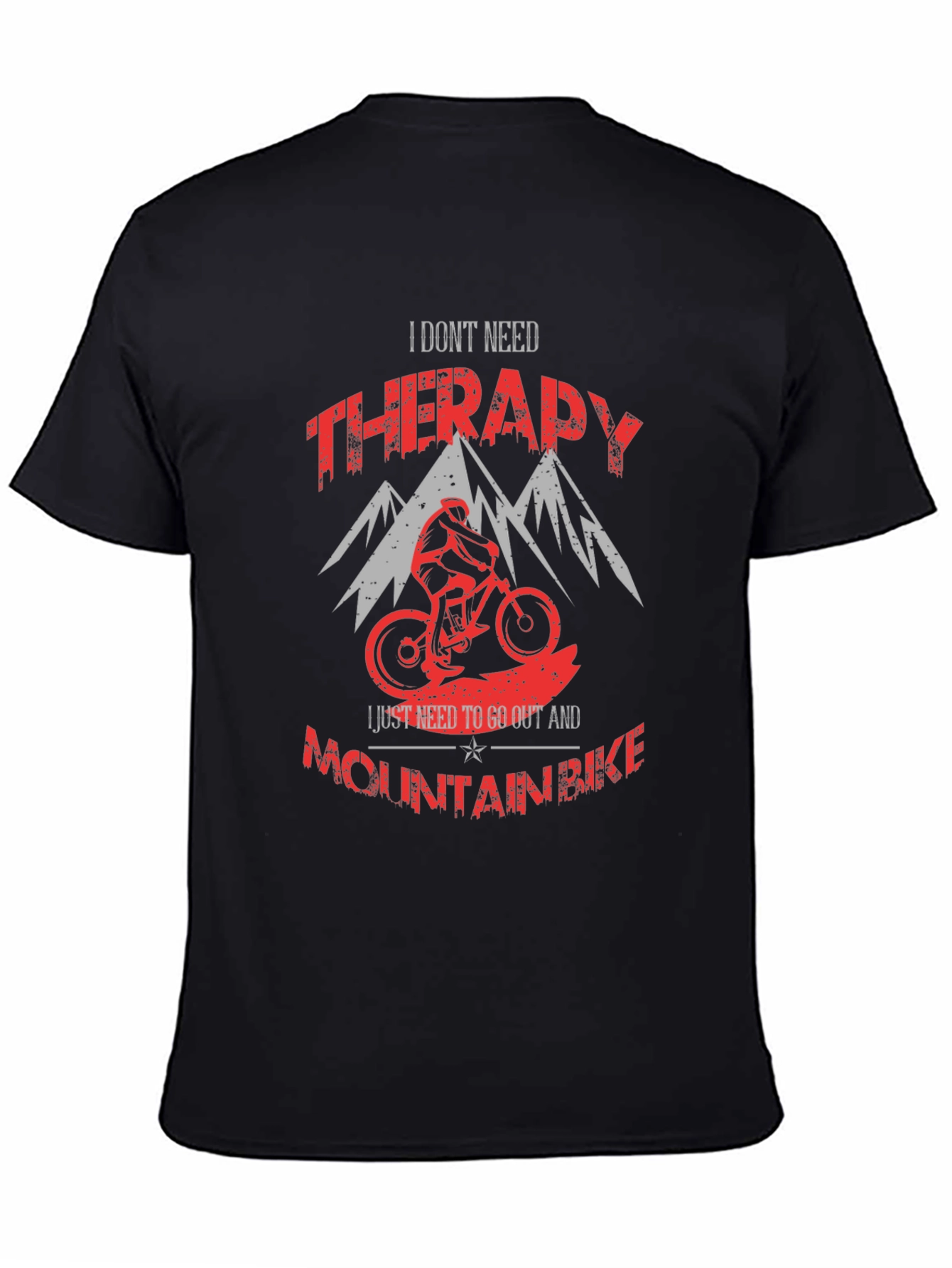 Mountain Bike Therapy Graphic T-Shirt