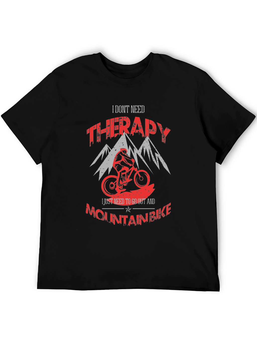 Mountain Bike Therapy Graphic T-Shirt