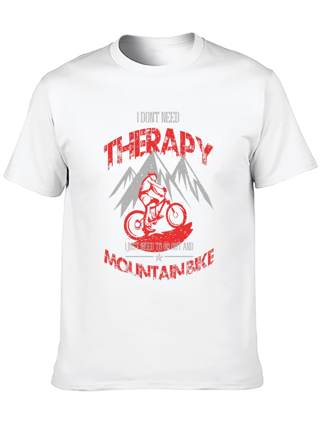 Mountain Bike Therapy Graphic T-Shirt