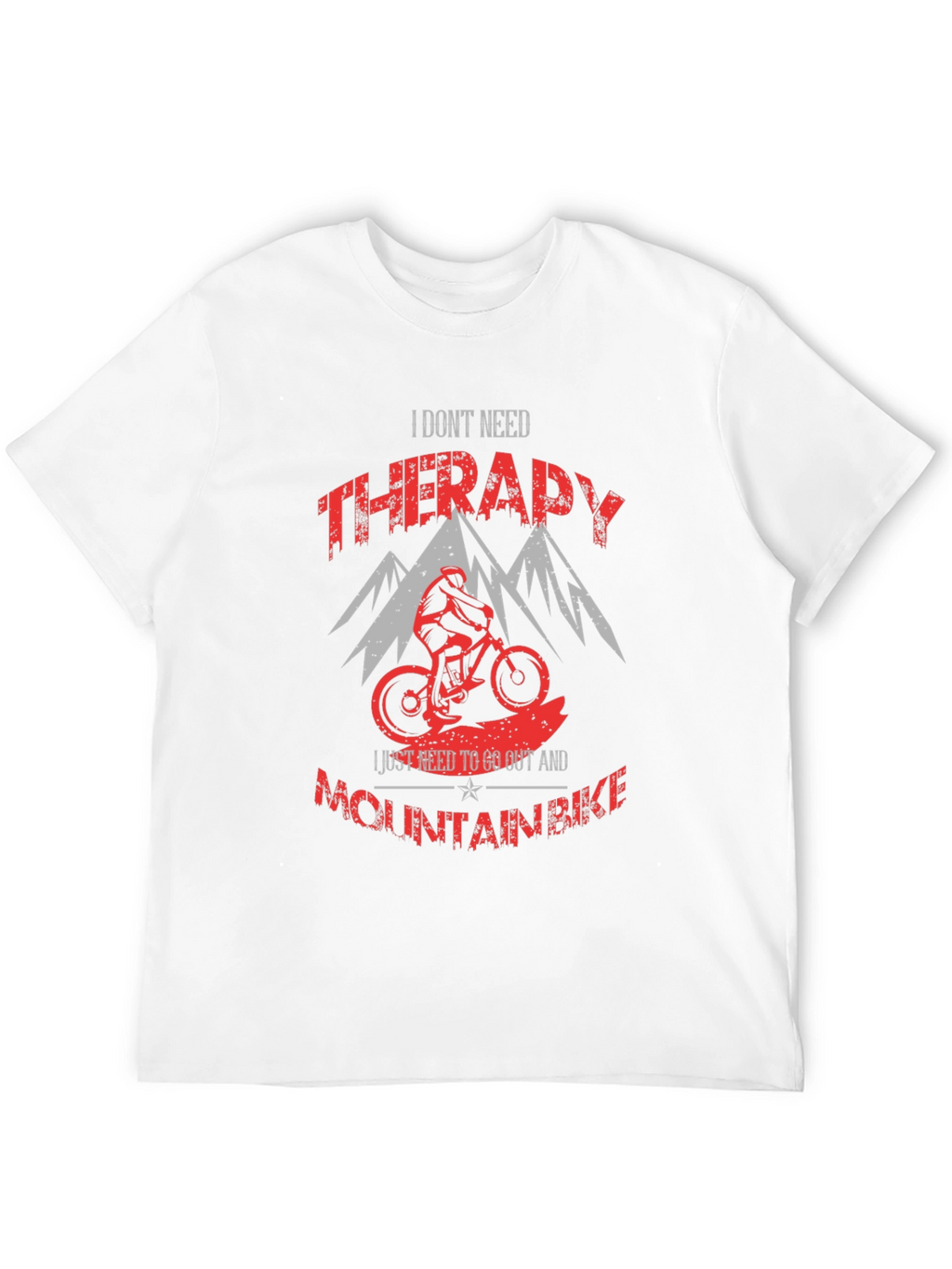Mountain Bike Therapy Graphic T-Shirt