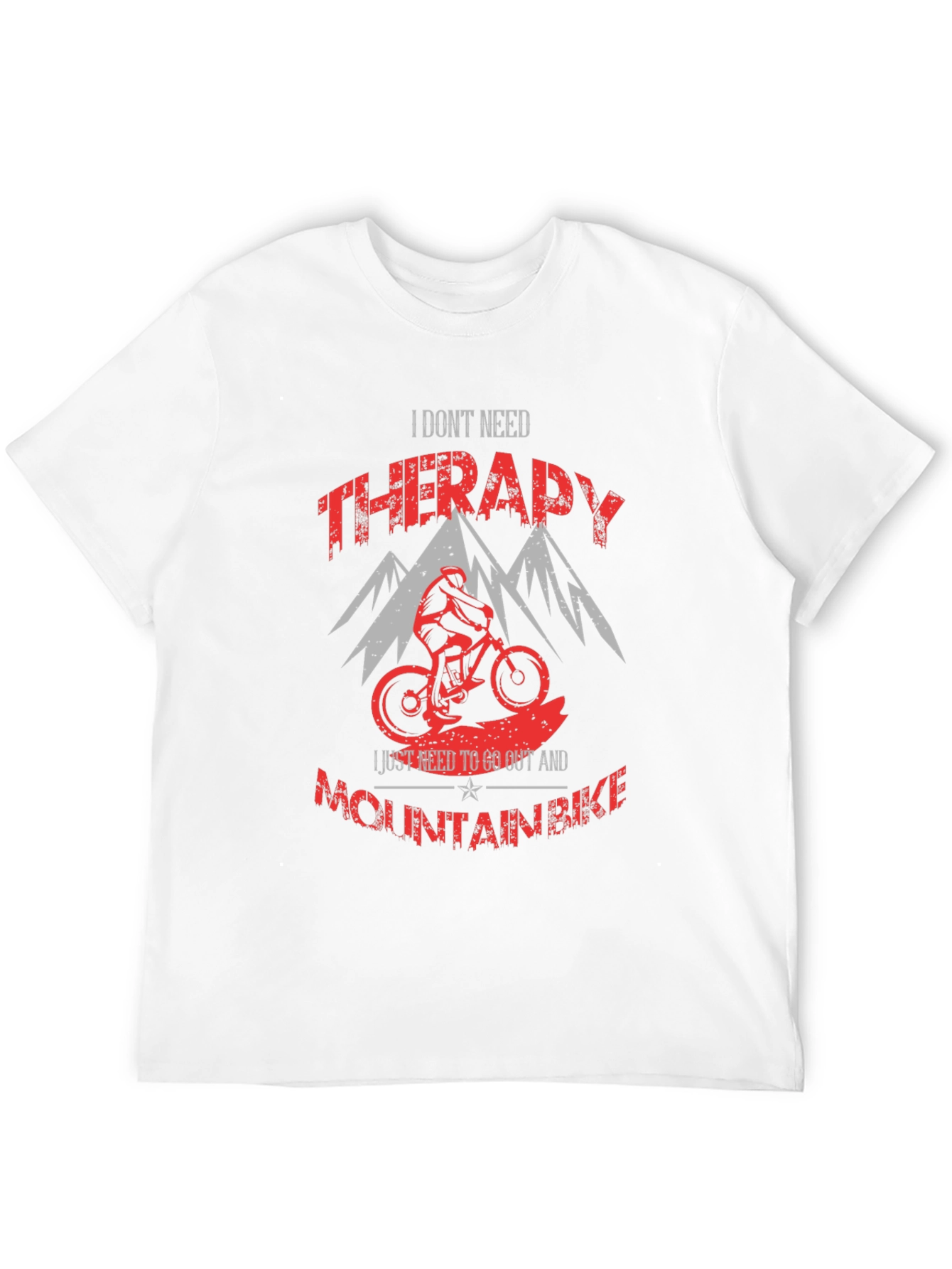 Mountain Bike Therapy Graphic T-Shirt