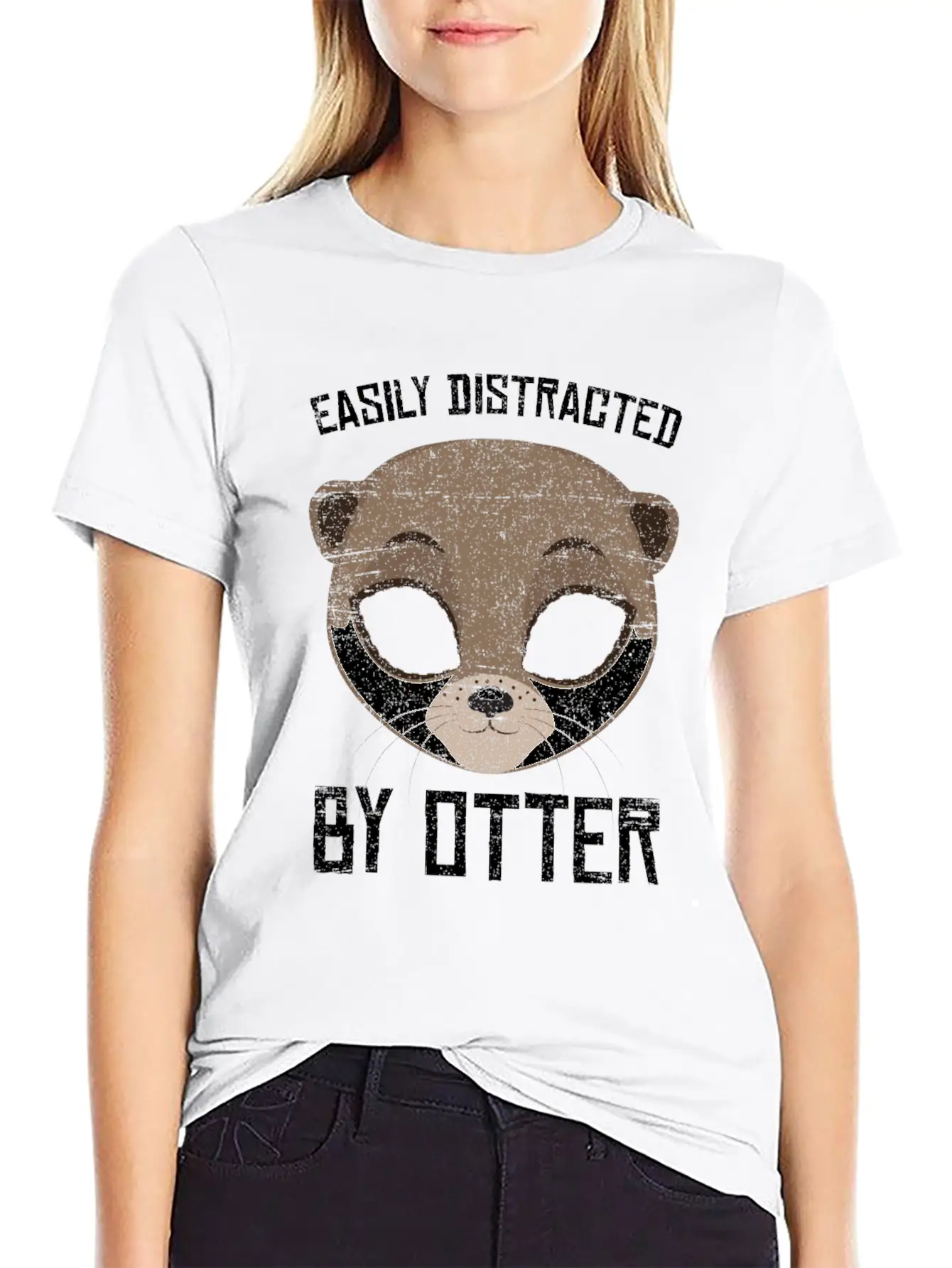 Otter Zoo Friendly Water Construction Family Trick Timeless Short Sleeve Tee – Comfy And Minimalist Design