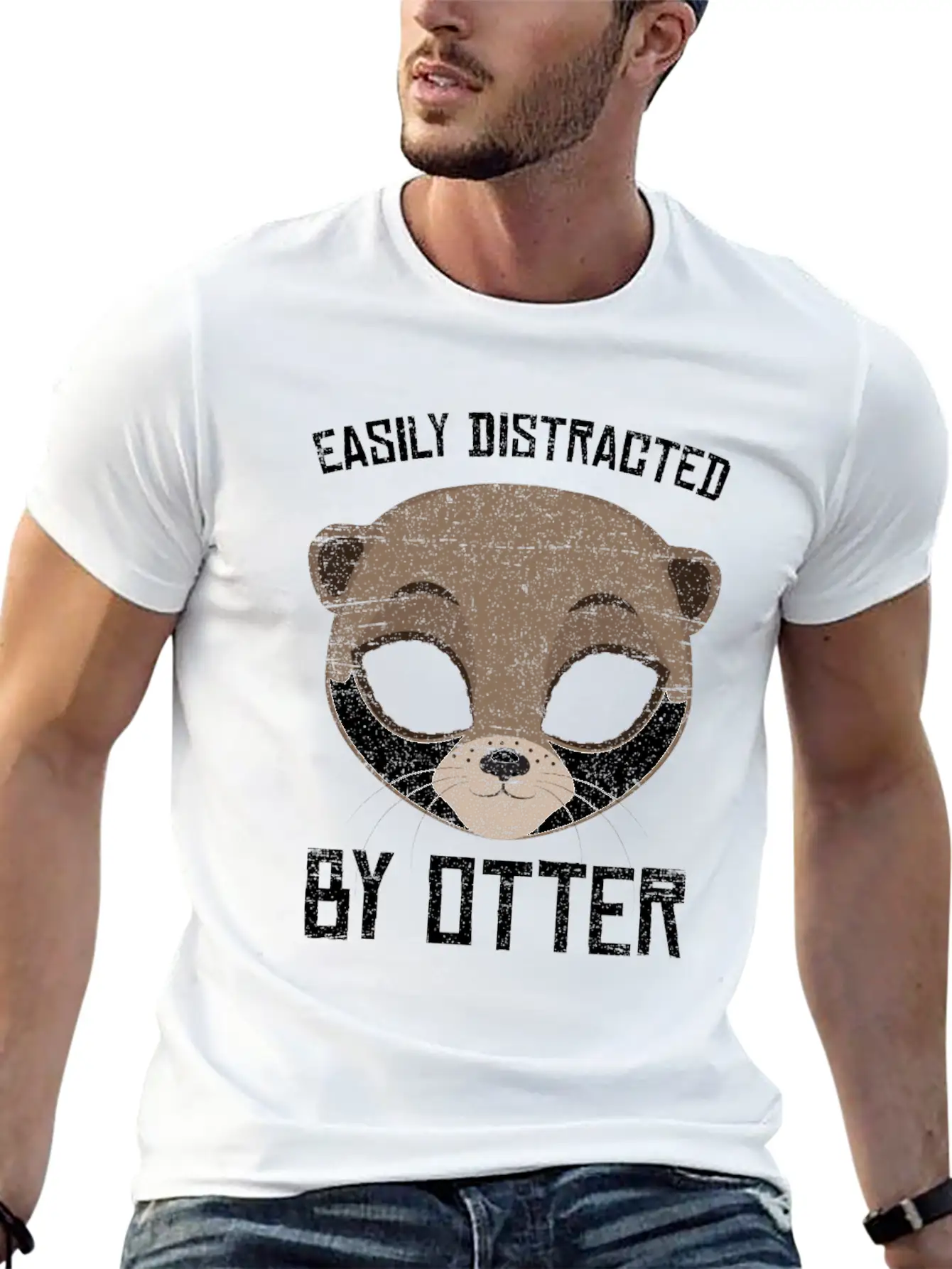 Otter Zoo Friendly Water Construction Family Trick Timeless Short Sleeve Tee – Comfy And Minimalist Design