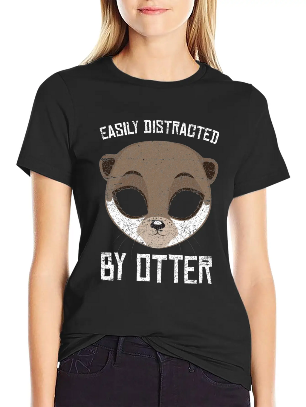Otter Zoo Friendly Water Construction Family Trick Timeless Short Sleeve Tee – Comfy And Minimalist Design