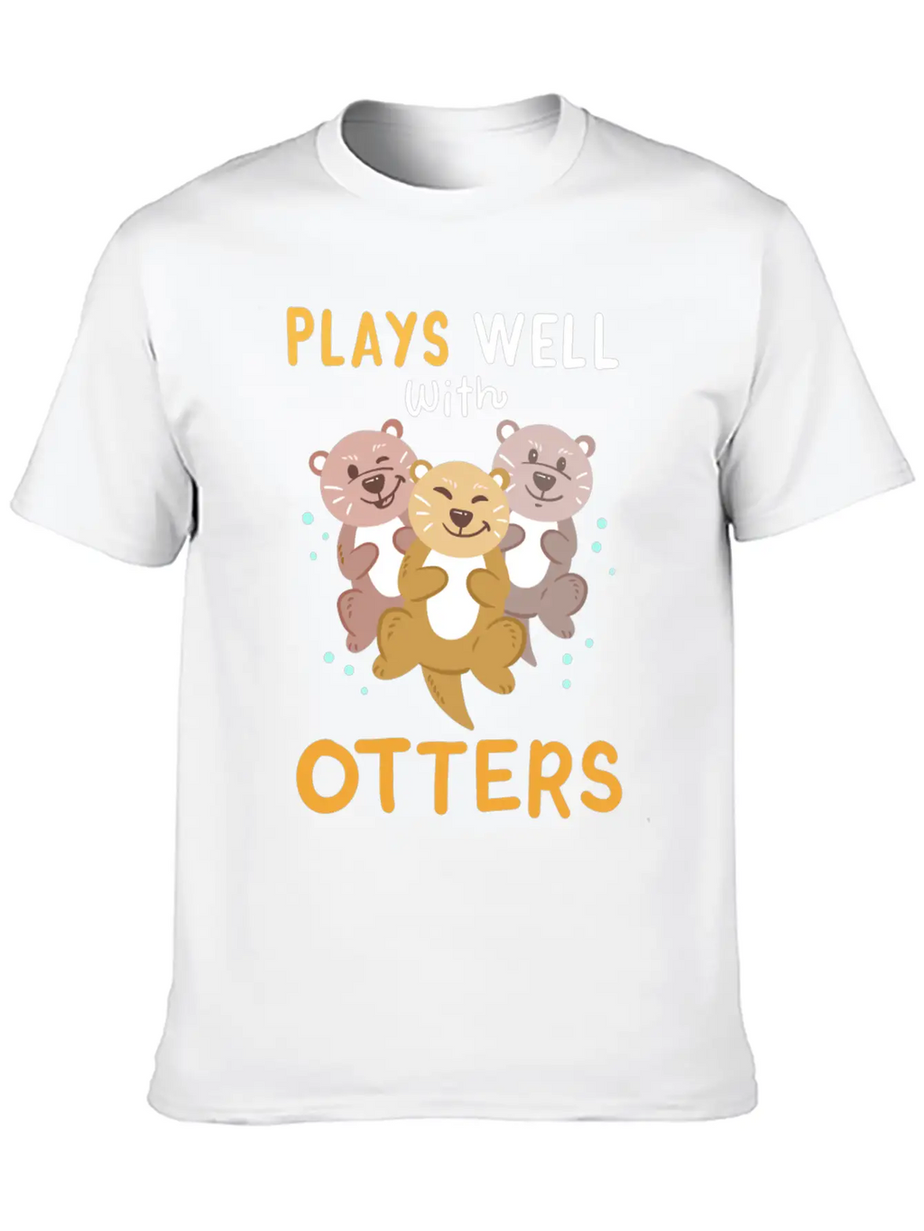 Otters Otter Kawaii Breathable Soft Cotton T-Shirt – Timeless Casual Look