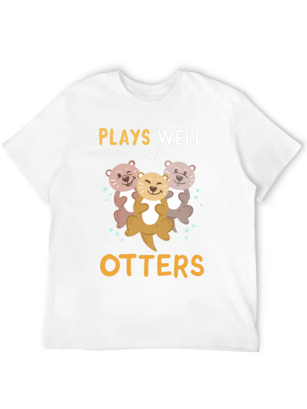 Otters Otter Kawaii Breathable Soft Cotton T-Shirt – Timeless Casual Look
