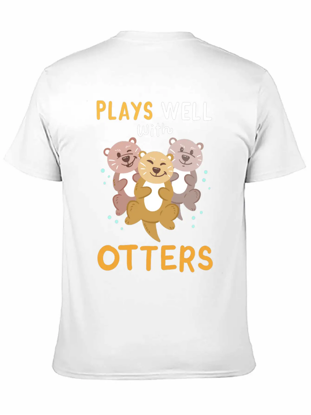Otters Otter Kawaii Breathable Soft Cotton T-Shirt – Timeless Casual Look