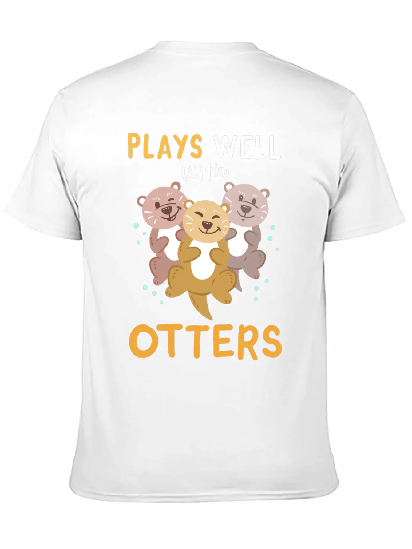 Otters Otter Kawaii Breathable Soft Cotton T-Shirt – Timeless Casual Look