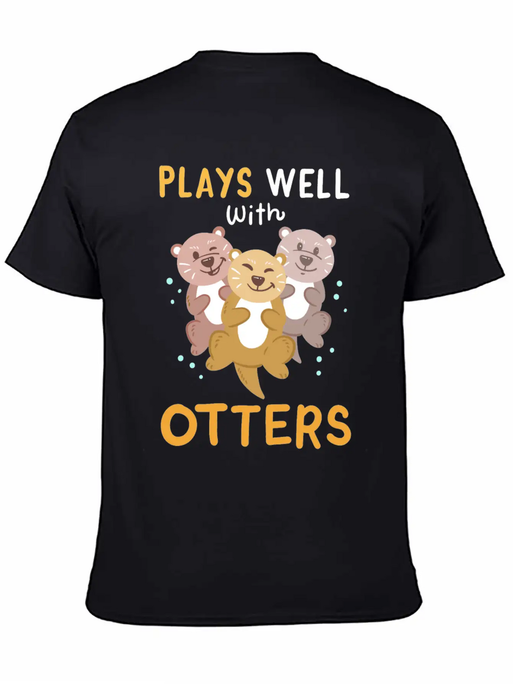 Otters Otter Kawaii Breathable Soft Cotton T-Shirt – Timeless Casual Look