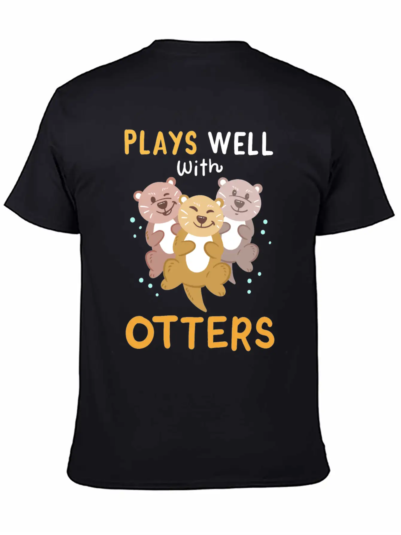 Otters Otter Kawaii Breathable Soft Cotton T-Shirt – Timeless Casual Look