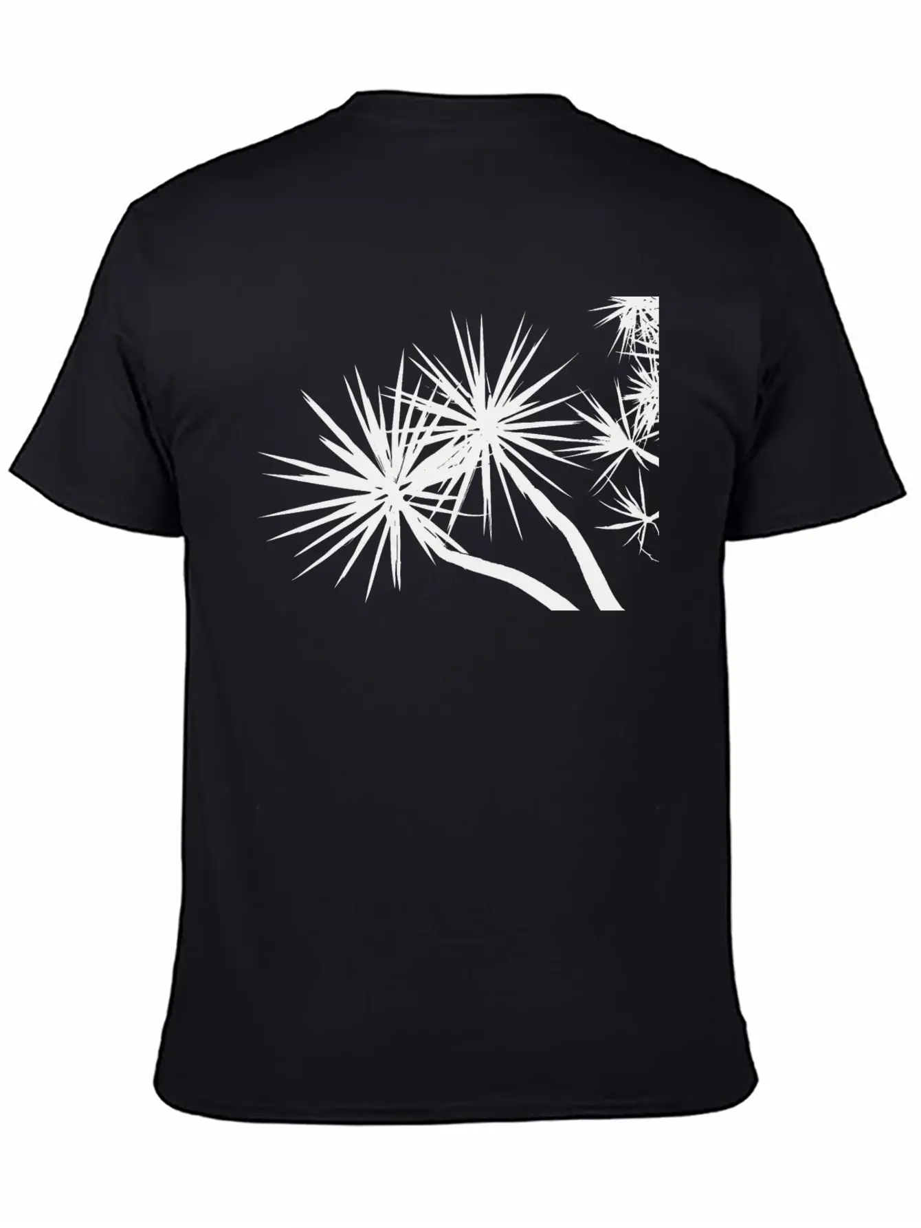 Overhead Trees Silhouette Timeless Short Sleeve Tee – Comfy And Minimalist Design