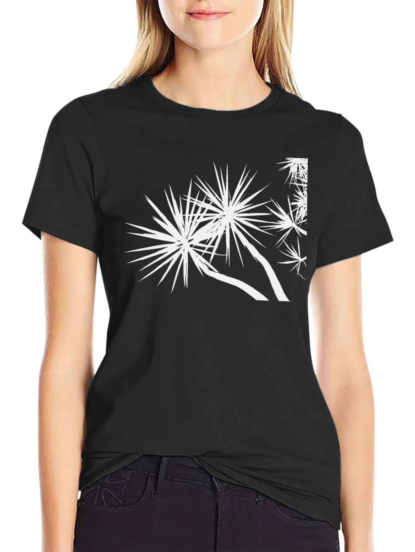 Overhead Trees Silhouette Timeless Short Sleeve Tee – Comfy And Minimalist Design