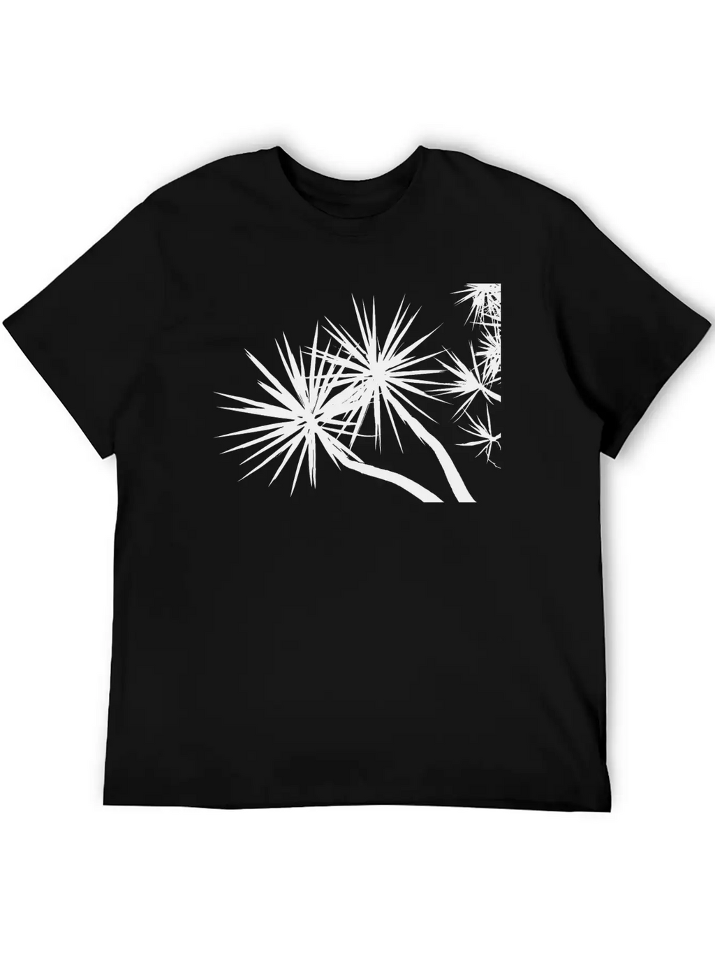 Overhead Trees Silhouette Timeless Short Sleeve Tee – Comfy And Minimalist Design