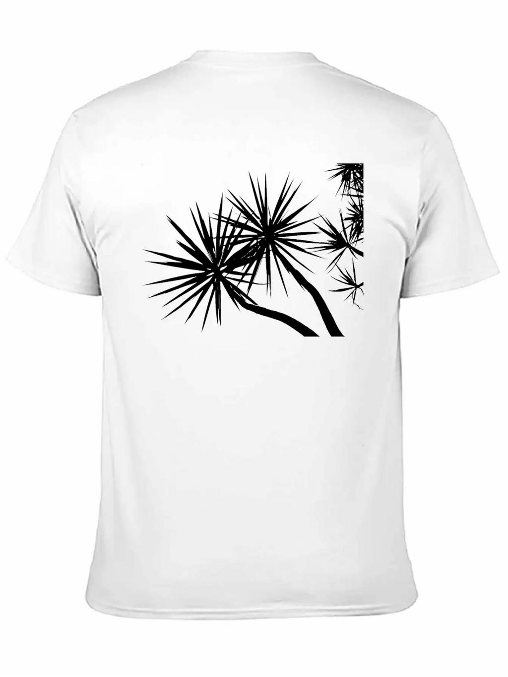 Overhead Trees Silhouette Timeless Short Sleeve Tee – Comfy And Minimalist Design