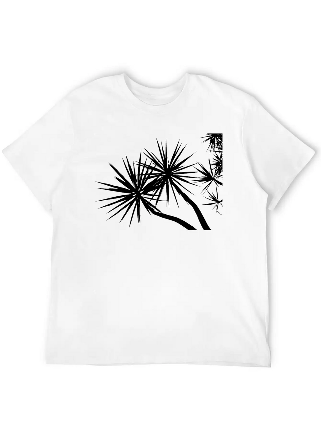 Overhead Trees Silhouette Timeless Short Sleeve Tee – Comfy And Minimalist Design