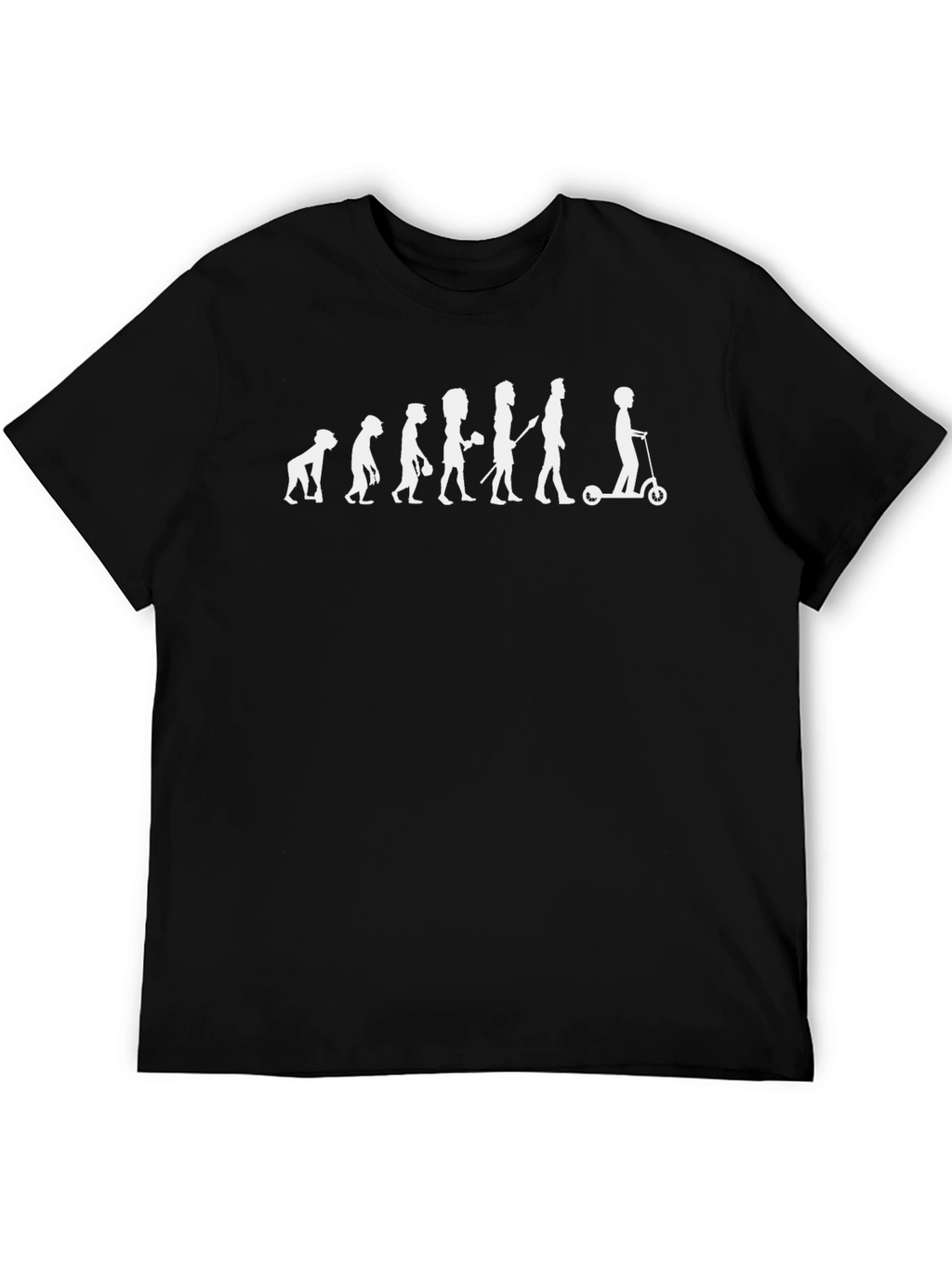 Evolution of Scooter T-Shirt - Funny Novelty Tee