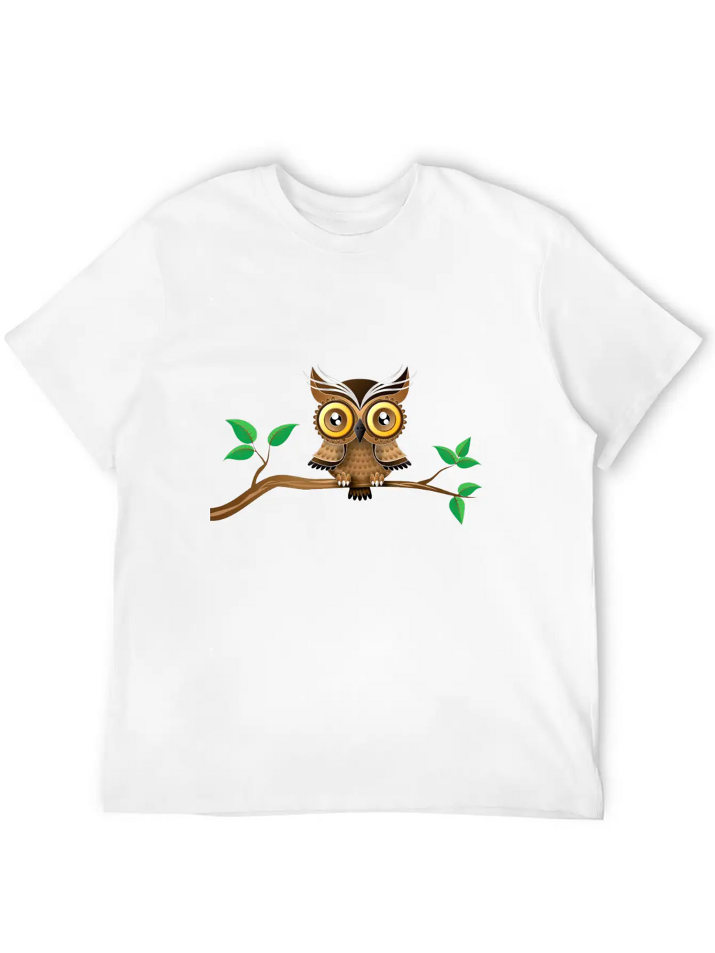 Owl Bird Unisex Casual T-Shirt – Clean Design For Daily Comfort