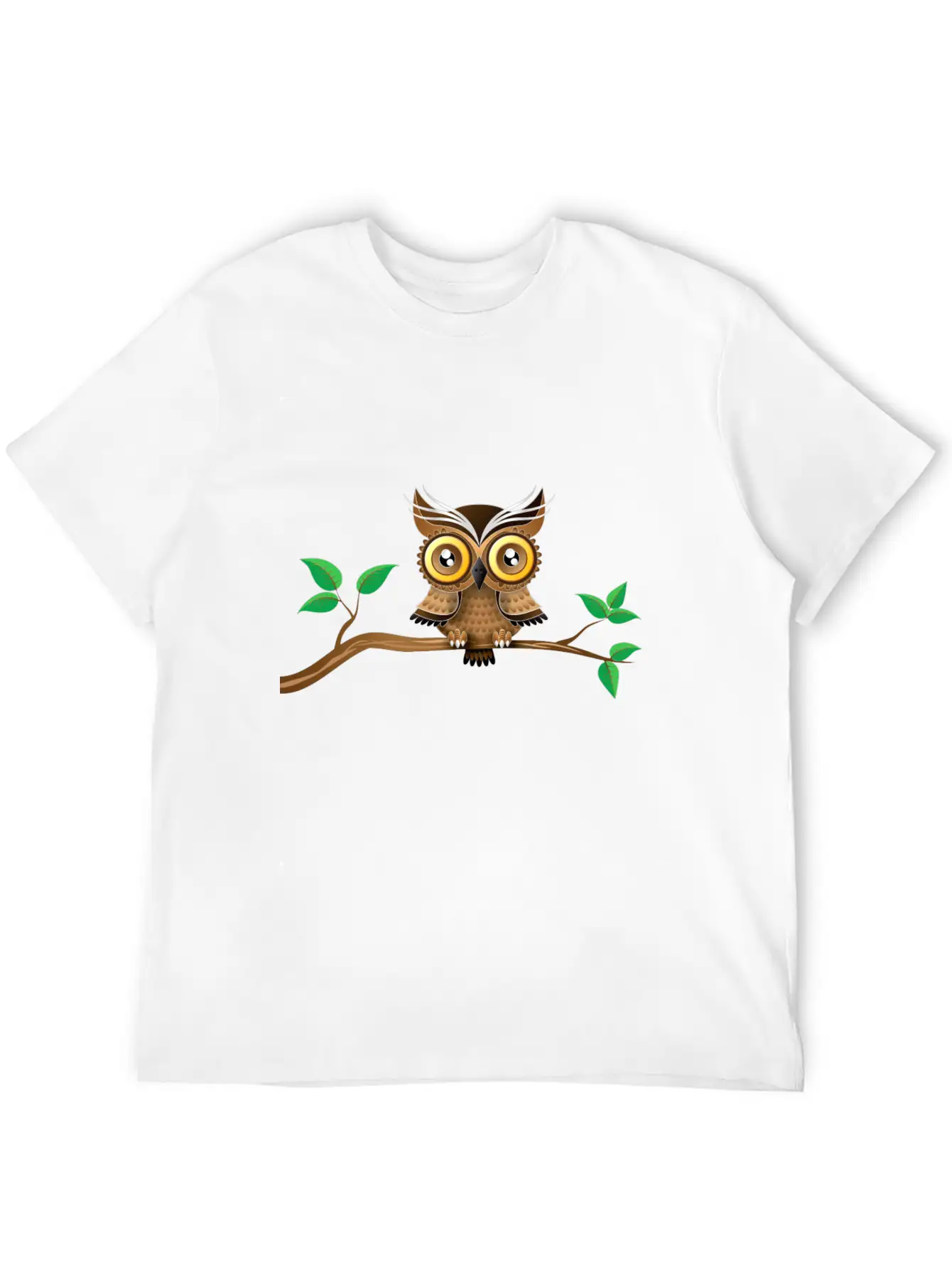 Owl Bird Unisex Casual T-Shirt – Clean Design For Daily Comfort