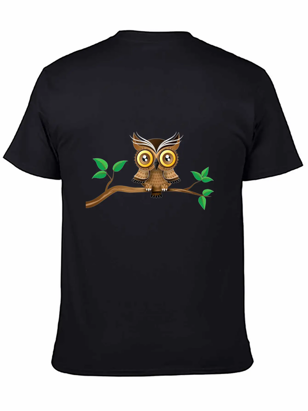Owl Bird Unisex Casual T-Shirt – Clean Design For Daily Comfort
