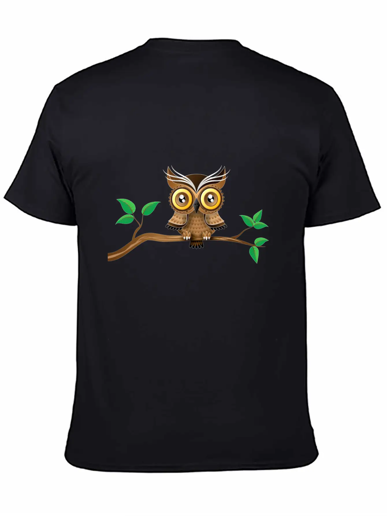 Owl Bird Unisex Casual T-Shirt – Clean Design For Daily Comfort
